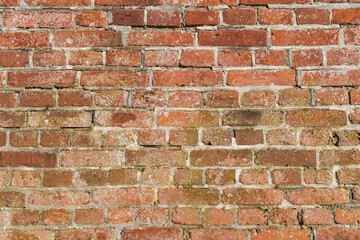 Details einer Ziegelmauer