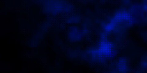 Dark BLUE vector layout with circle shapes. Abstract illustration with colorful spots in nature style. Pattern for booklets, leaflets.