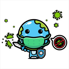 Earth vector design against viruses