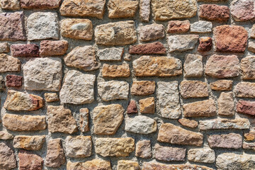 Details einer alten Mauer