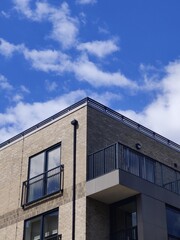 modern building with blue sky