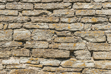 Details einer alten Mauer