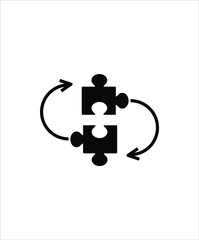 puzzle icon,vector best flat icon.