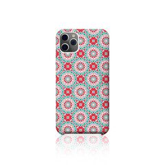 Mobile phone cover, fashionable abstract geometrical ornaments. Mobile phone case.Seamless pattern can be edited.Vector illustration.