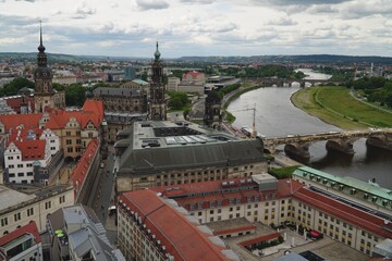 Fototapeta na wymiar Dresden is one of the biggest cities in Germany.