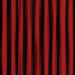 seamless red folded fabric background