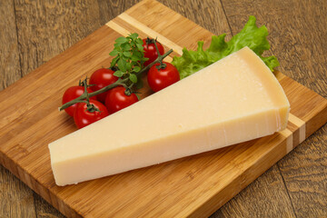 Italian traditional parmesan cheese triangle