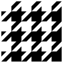 Houndstooth duotone textile pattern