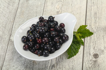 Fresh ripe sweet black currant