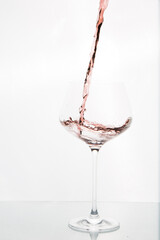 Wine glass liquid pour drink