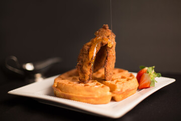 Country Southern gourmet Chicken and Waffles syrup