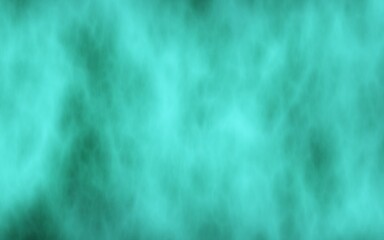Background of abstract green color smoke. The wall of green fog. 3D illustration
