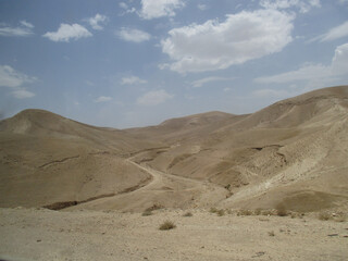 Sandy hills of the Judean Desert, Israel