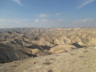 Sandy hills of the Judean Desert, Israel