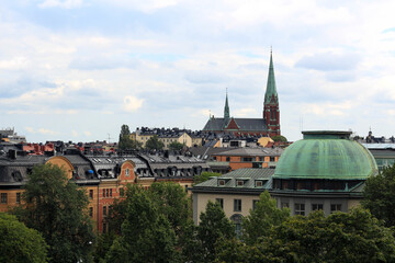panorama of Stockholm