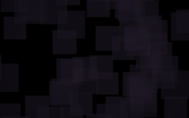 Black abstract background. Backdrop with grey squares. 3D illustration