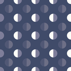 blue grey dot polka seamless navy background design