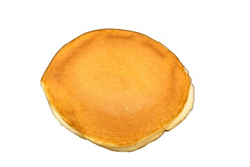 Dorayaki , Japanese traditional red-bean pancake dessert isolate on white background
