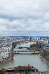 Sena river and cityscape of Paris