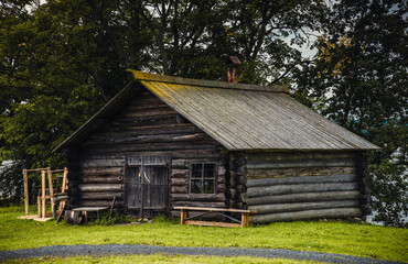 Old Russian wooden house, Kizhi