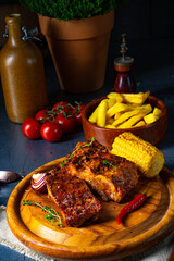 tender spare ribs from the grill