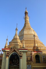 Naklejka premium Pagode Sule à Yangon, Myanmar