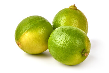 Fresh Lime, isolated on white background