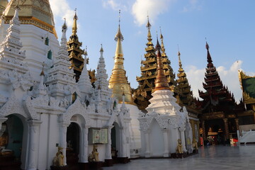 Pagode Shwedagon à Yangon, Myanmar