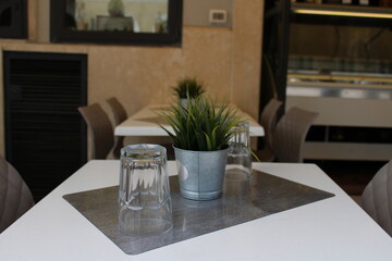 modern dining room