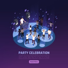 Party Celebration Dancefloor Background