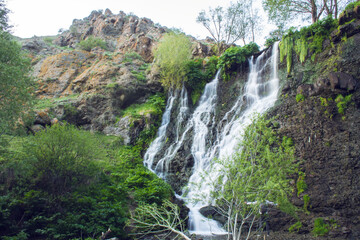 Beautiful view of Shaki Falls