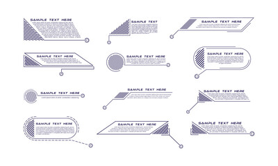 Digital callouts titles