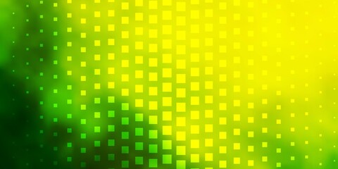 Light Green, Yellow vector background with rectangles. New abstract illustration with rectangular shapes. Pattern for business booklets, leaflets