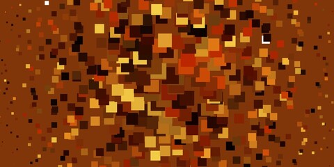 Light Orange vector pattern in square style. Illustration with a set of gradient rectangles. Modern template for your landing page.