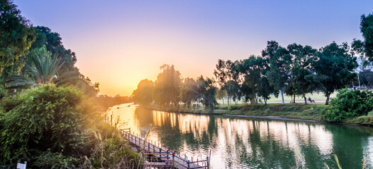 Fototapeta premium tel aviv yarkon river park
