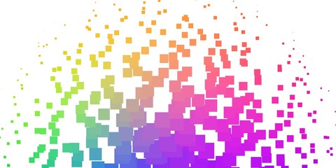 Light Multicolor vector texture in rectangular style. Colorful illustration with gradient rectangles and squares. Pattern for websites, landing pages.