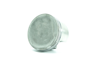 Motorcycle piston ring set, isolated on a white background