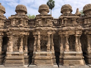 The Kanchi Kailasanathar temple in Kancheepuram. It is one of the oldest structure built by...