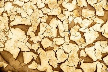 Dry cracked ground background. Global warming.