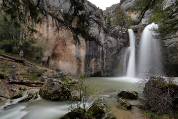 Fuentona waterfall, Soria, Spain