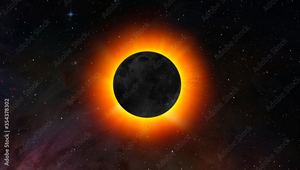 Poster solar eclipse 