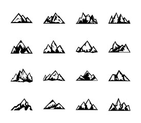 Hills Glyph Icons 