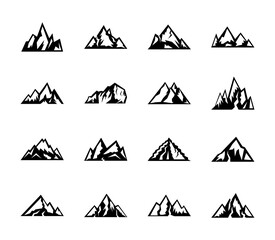 Mountain Range Icons 