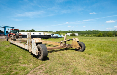 Boat transport trailer image