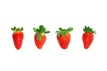 Strawberry. Fresh berries macro.
