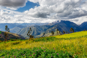 Peru mountains of the Andes Cordillera