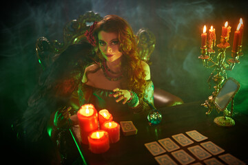 candles and magic