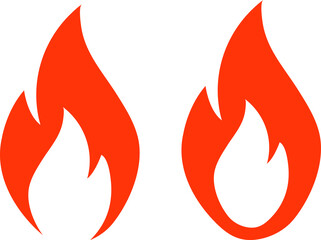 fire icon vector