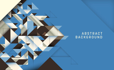 Abstract background in geometric style. Vector illustration.