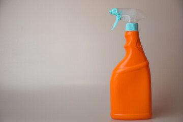 detergent bottle on white background